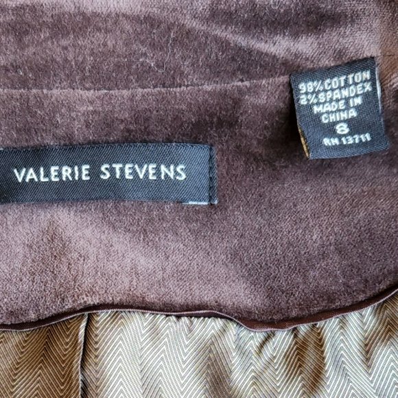 Brown Velvet Blazer - Picture 3 of 7